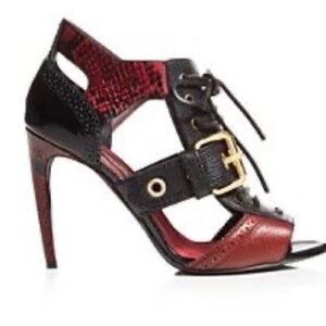 Elegant Black and Red Women's Heels